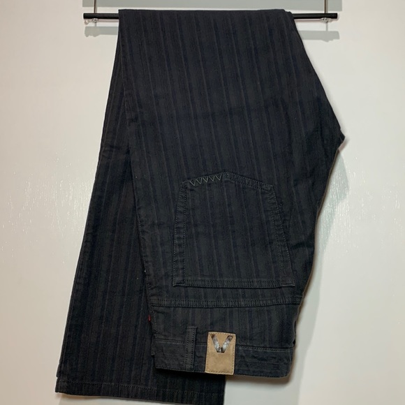 Alberto Gray Structure Stipe Pants - Picture 1 of 9